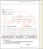 DSA-115-3 * 3 Part Non Carbon Stock Special Parts Order Form * Quantity 100